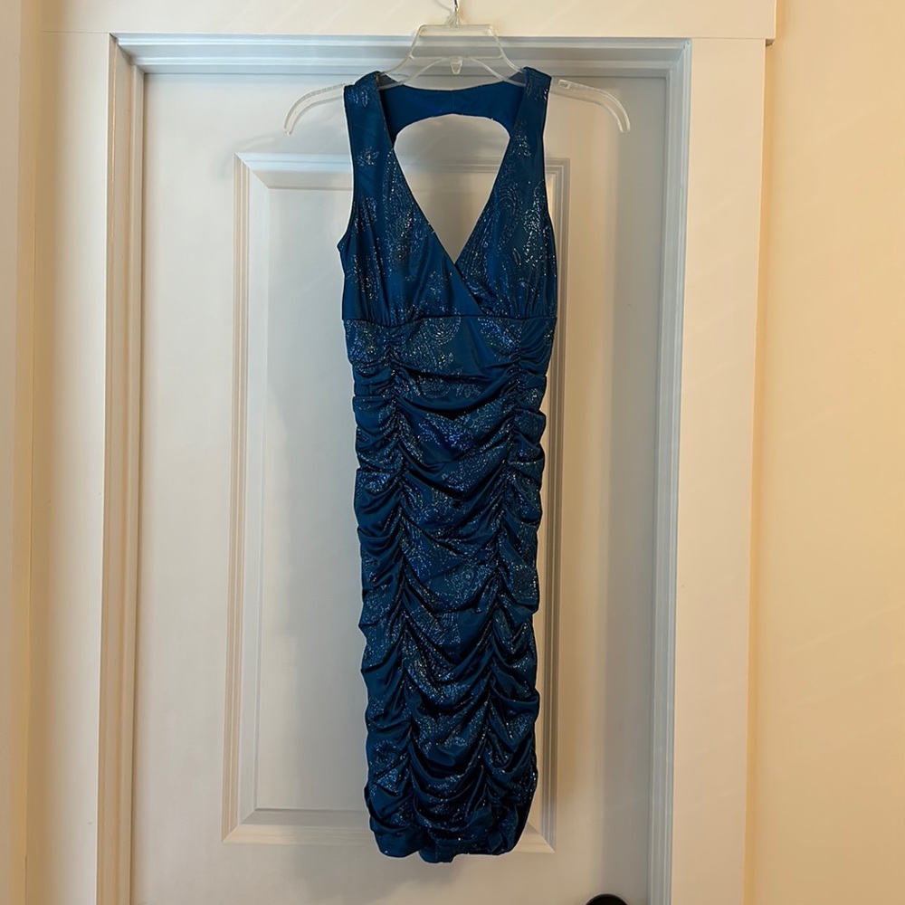 Blue Sparkly Size Small Formal Dress